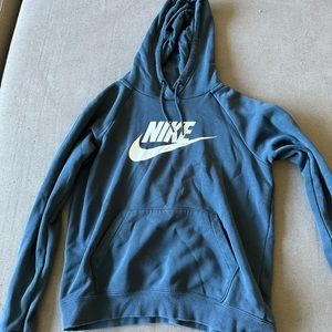 small blue women’s nike hoodie